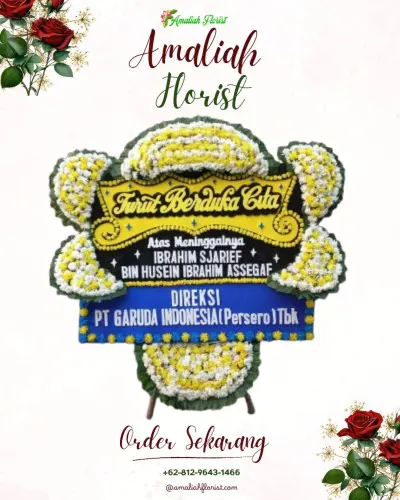 Papan Bunga Duka di Cipadung Kulon