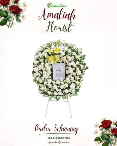 Krans Bunga Duka Cita di Cipadung Kulon